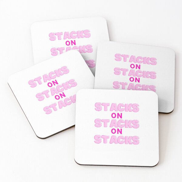 Item preview, Stacks on Stacks on Stacks - Biohacker Peptide Humor Sticker designed and sold by Stickers For Hackers.