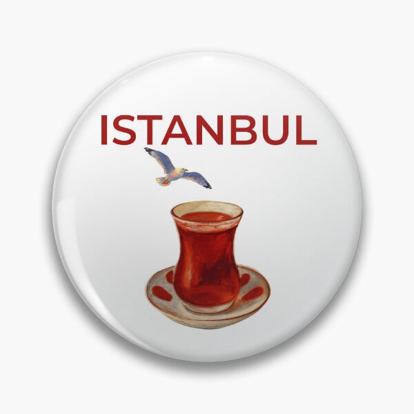 Item preview, Istanbul City Vibes Turkish Tea and Seagull designed and sold by Inkworksbyshery.