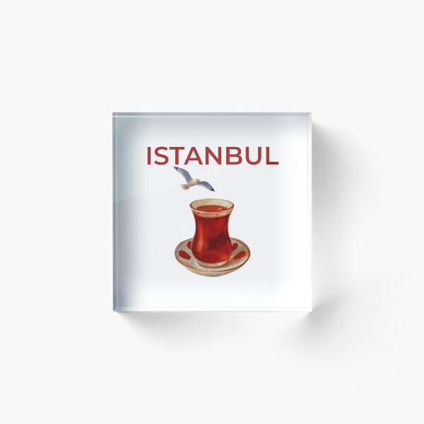 Item preview, Istanbul City Vibes Turkish Tea and Seagull designed and sold by Inkworksbyshery.