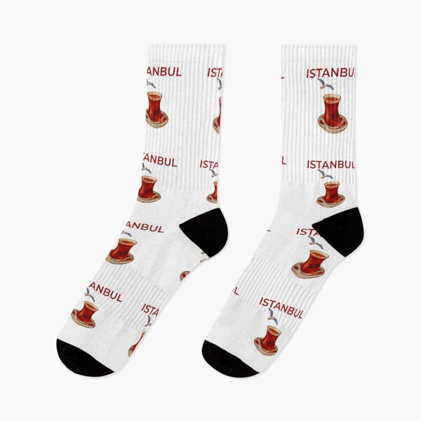 Item preview, Istanbul City Vibes Turkish Tea and Seagull designed and sold by Inkworksbyshery.