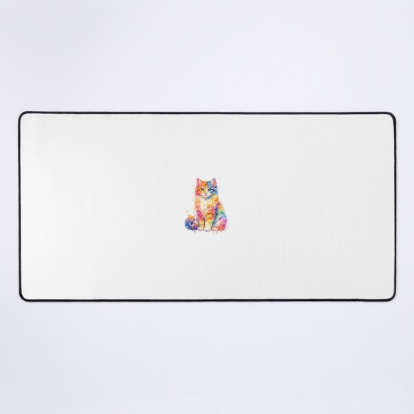Item preview, Colourful Watercolour Cat Portrait designed and sold by Clickcreations.