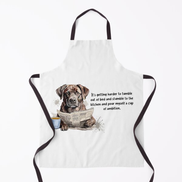 Item preview, Dolly the dog reading a newspaper  designed and sold by The Curious Cow.