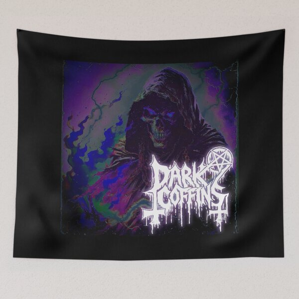 Item preview, Dark Coffins Psychedelic Reaper - Fictional Death Metal Album  designed and sold by CoffinsArt.