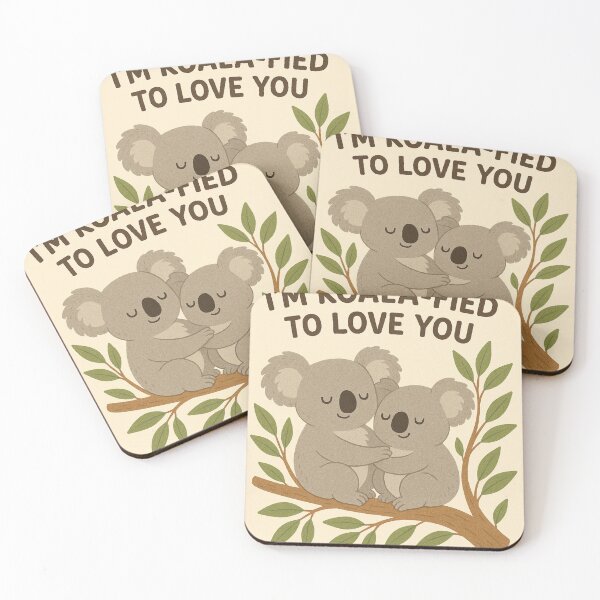Item preview, Koala-fied Love – Tenderness on Eucalyptus designed and sold by Lyvion design.