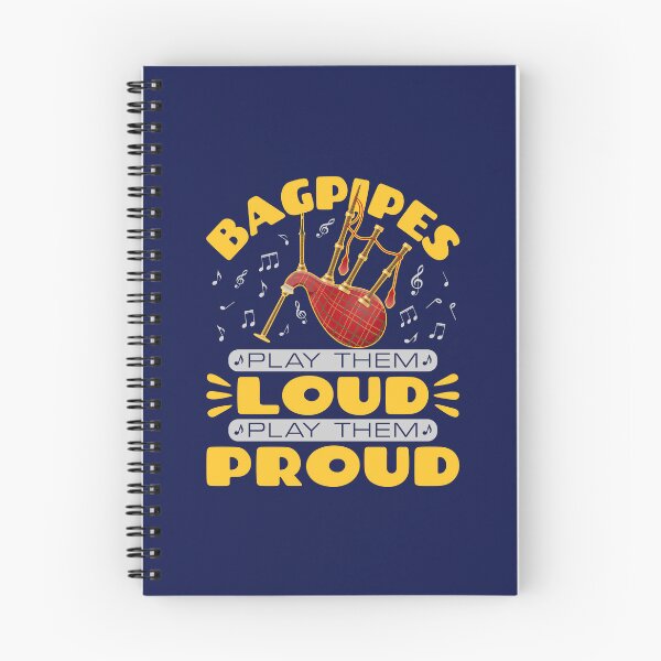 Item preview, Bagpipes Play Them Loud Play Them Proud designed and sold by jaygo.