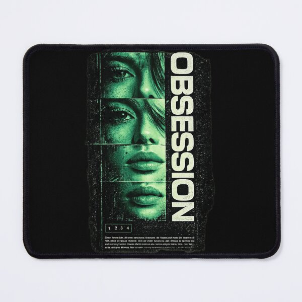 Item preview, OBSESSION - Neon Glitch Portrait designed and sold by ustylelab.