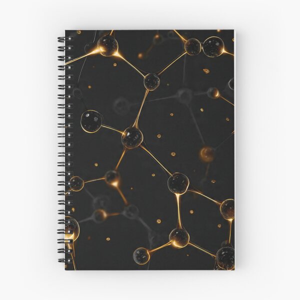 Item preview, Golden Molecular Network Abstract Background designed and sold by DIGPROF.