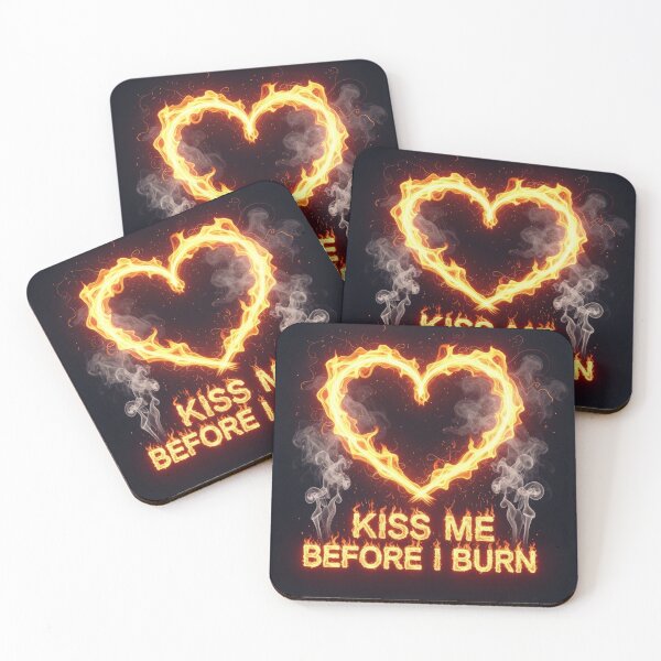 Item preview, Kiss Me Before I Burn designed and sold by MellowMoodLab.