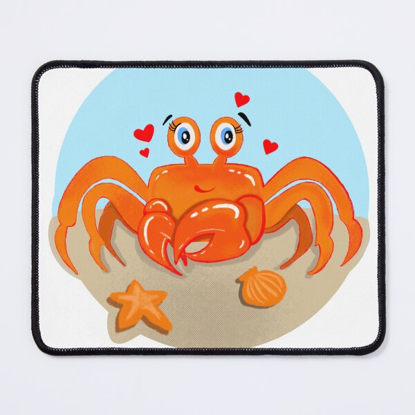 Item preview, Cute crab on the beach designed and sold by Sue’s creations .