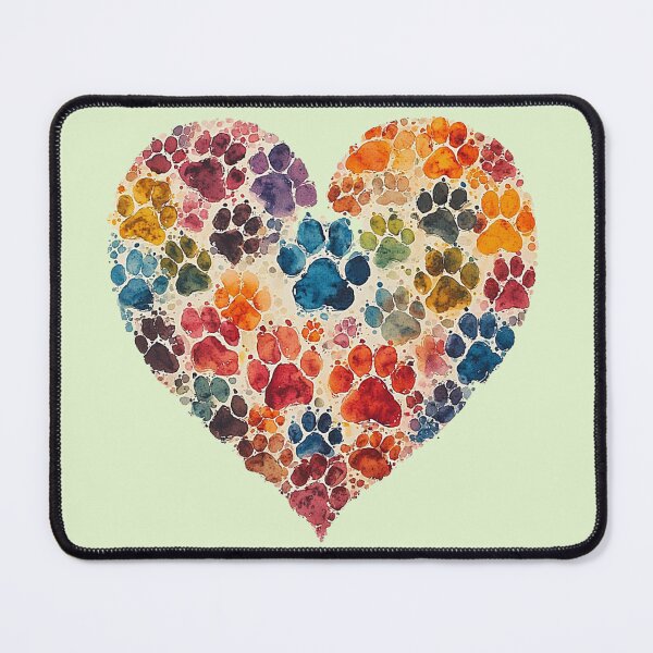Item preview, very nice heart with pawprints designed and sold by nataliux.