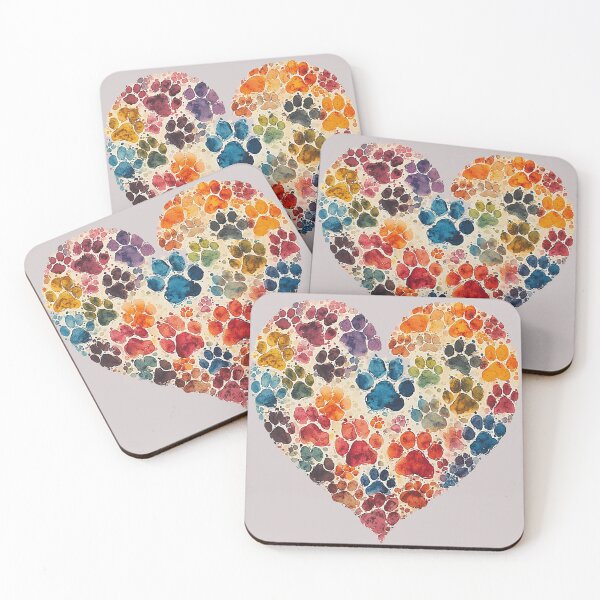 Item preview, very nice heart with pawprints designed and sold by nataliux.