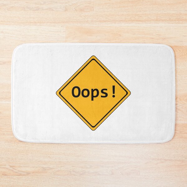 Item preview, Oops Traffic Sign designed and sold by MarketingDNA.