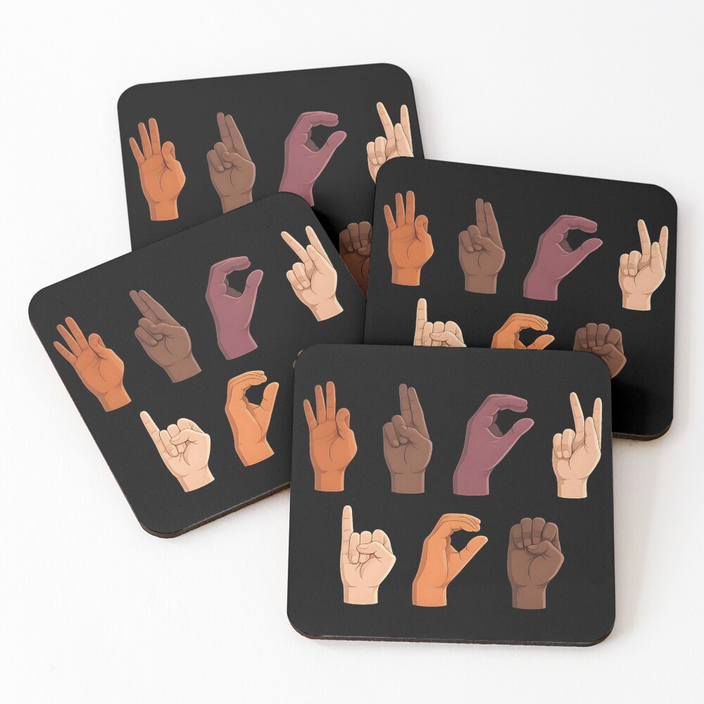 Item preview, Coasters (Set of 4) designed and sold by zptees.