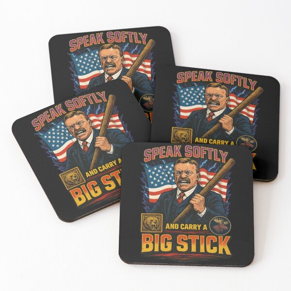 Item preview,  Teddy Theodore Roosevelt speak softly and carry a big stick designed and sold by Captain-Jackson.