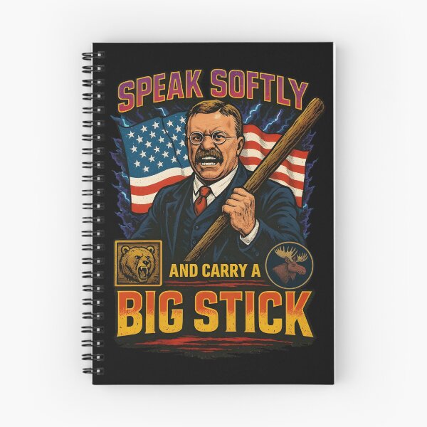 Item preview,  Teddy Theodore Roosevelt speak softly and carry a big stick designed and sold by Captain-Jackson.