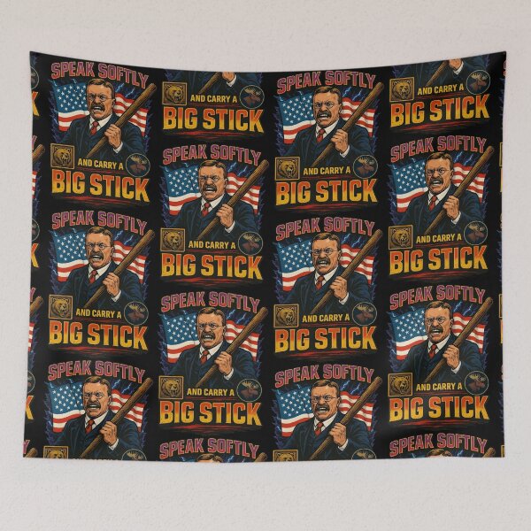Item preview,  Teddy Theodore Roosevelt speak softly and carry a big stick designed and sold by Captain-Jackson.