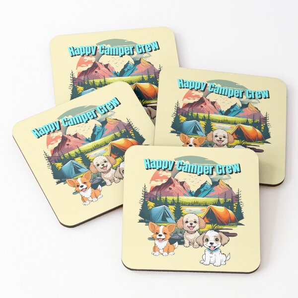 Item preview, Happy Camper Crew Funny Dog designed and sold by Sachie's Studio.