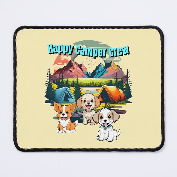 Item preview, Happy Camper Crew Funny Dog designed and sold by Sachie's Studio.