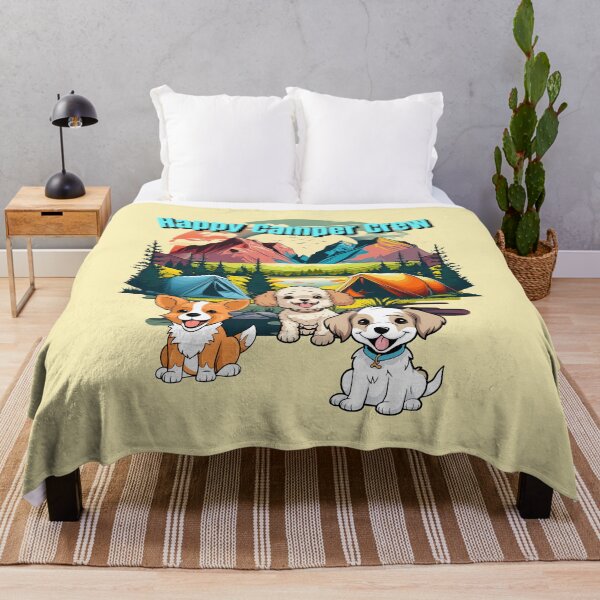 Item preview, Happy Camper Crew Funny Dog designed and sold by Sachie's Studio.