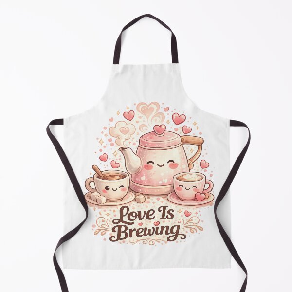 Item preview, Love Is Brewing Coffee Illustration designed and sold by VibePrint2.