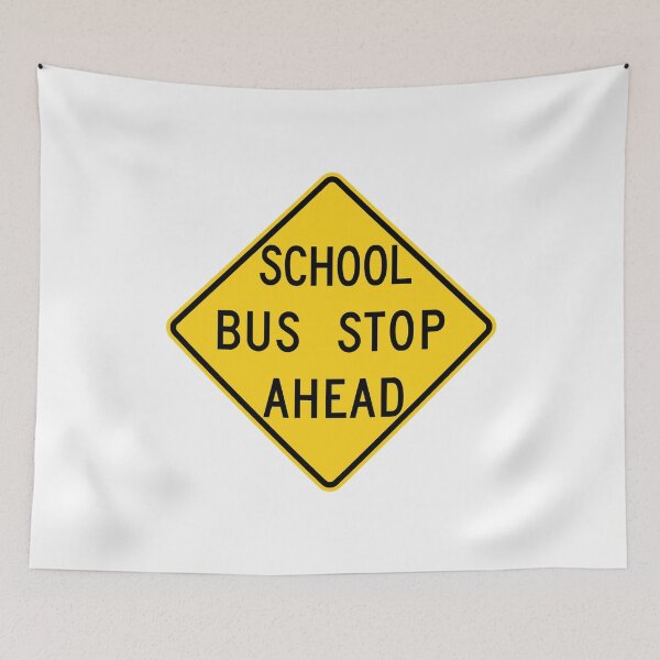Item preview, School Bus Stop Ahead Sign designed and sold by MarketingDNA.