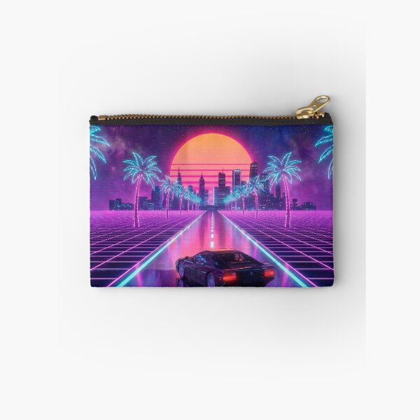 Item preview, Neon Sunset Drive - 80s Outrun Racer designed and sold by powersunlight.