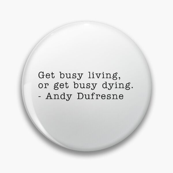 Item preview, GET BUSY LIVING - BLACK designed and sold by FILM GUTTER.