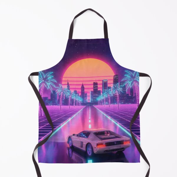 Item preview, Neon Sunset Drive - 80s Outrun Racer designed and sold by powersunlight.
