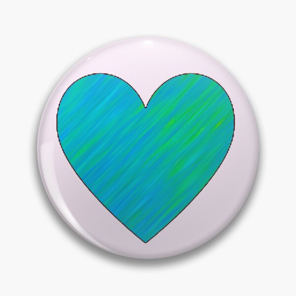 Item preview, Turquoise Streaked Heart designed and sold by Amanda1775.