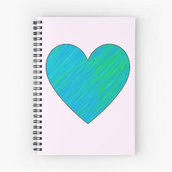 Item preview, Turquoise Streaked Heart designed and sold by Amanda1775.