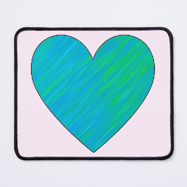 Item preview, Turquoise Streaked Heart designed and sold by Amanda1775.