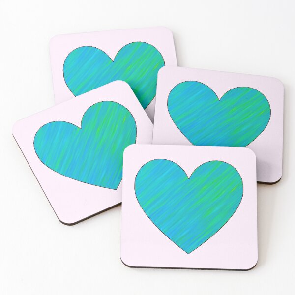Item preview, Turquoise Streaked Heart designed and sold by Amanda1775.