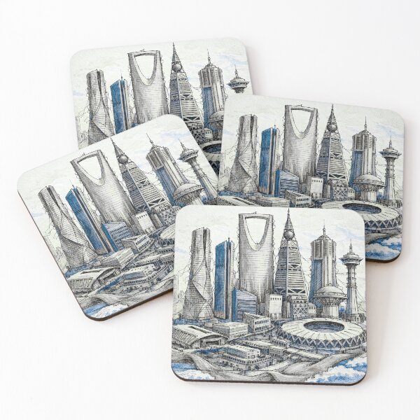 Item preview, Sights of the city of Riyadh designed and sold by Daboosart.