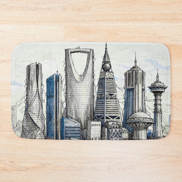 Item preview, Sights of the city of Riyadh designed and sold by Daboosart.