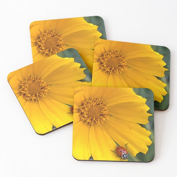 Item preview, Coreopsis Ladybug  designed and sold by Whimsical Art by Angela.