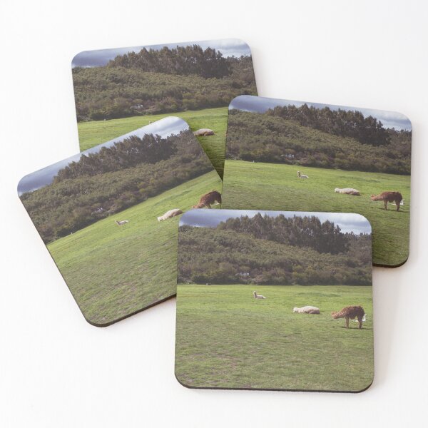 Item preview, Llamas in a Pasture designed and sold by OddParallels.
