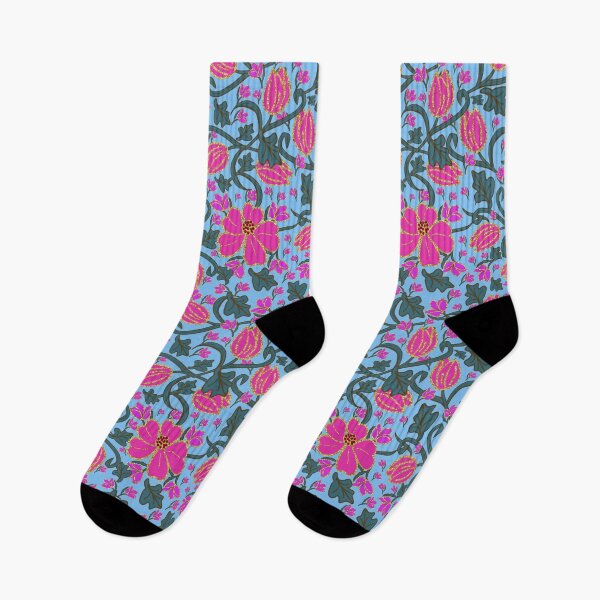 Item preview, Bold Pink Tulips with Gold accents designed and sold by Lynne Goodman Design.