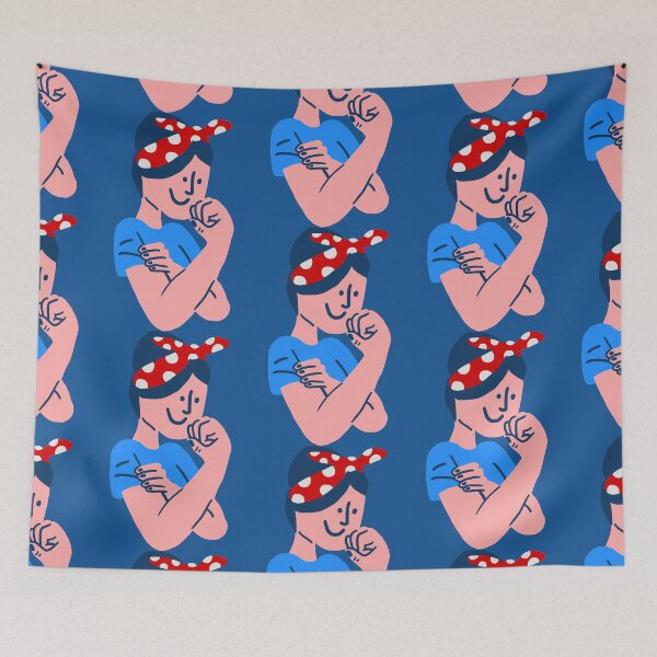Item preview, rosie the riveter rockabilly retro icon designed and sold by Gossip Rag.