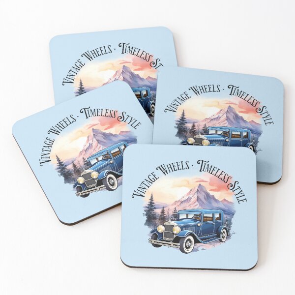 Item preview, Vintage Wheels Timeless Style Classic Cars designed and sold by Sachie's Studio.