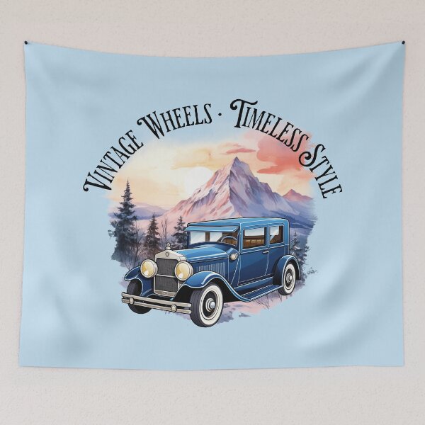 Item preview, Vintage Wheels Timeless Style Classic Cars designed and sold by Sachie's Studio.