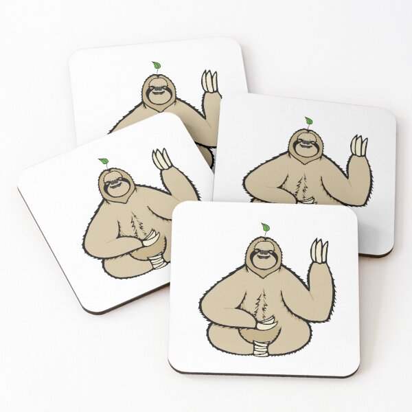 Item preview, sloth meditating designed and sold by Blockhead Designs.