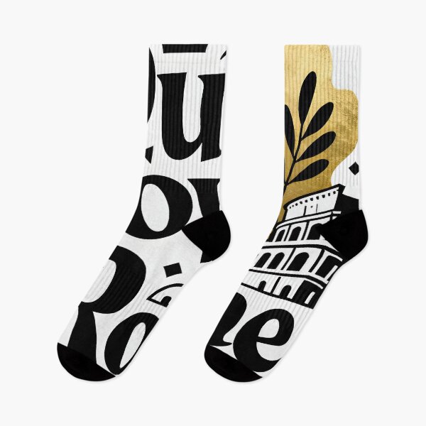 Item preview, Our Love Rome – Minimal Colosseum Black White and Gold Design designed and sold by FreeFromDefault.