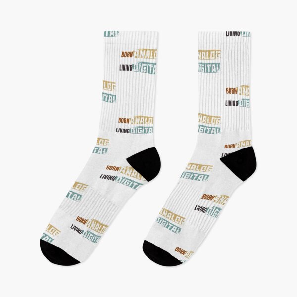 Item preview, Technological Evolution Design: "Born Analog, Living Digital" Distressed Graphic designed and sold by VibranPalette.