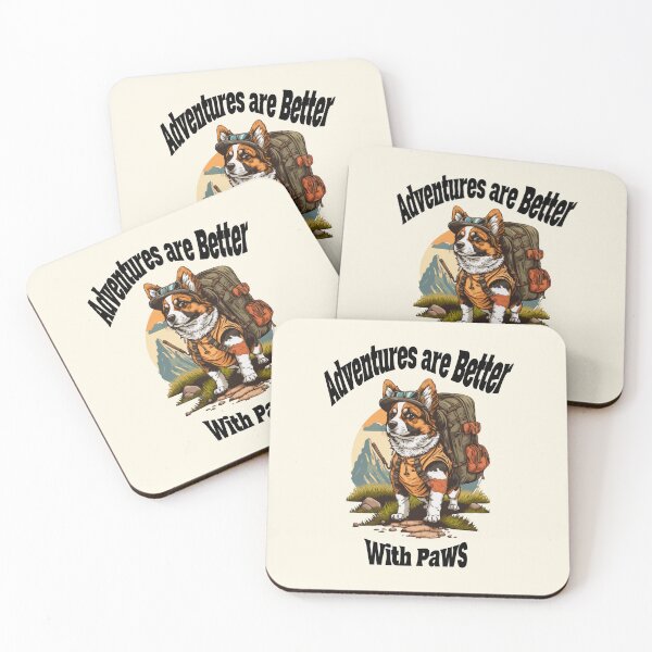 Item preview, Adventures are Better with Paws Funny Dog designed and sold by Sachie's Studio.