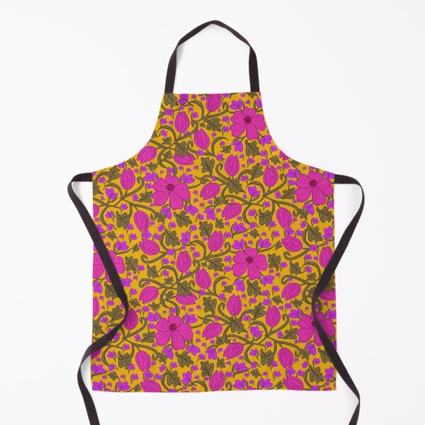 Item preview, Stylin' Tulips in Bright Pink and Honey designed and sold by Lynne Goodman Design.