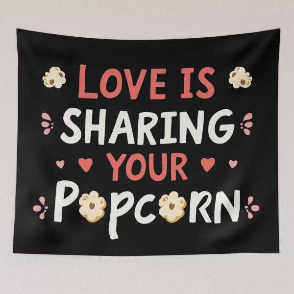 Item preview, Love Is Sharing Your Popcorn designed and sold by NewestVibes26.