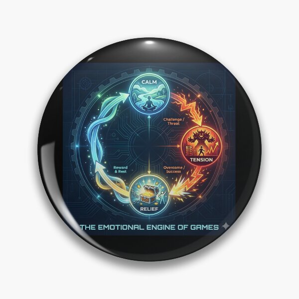 Item preview, The Emotional Engine of Games designed and sold by TSOmac.