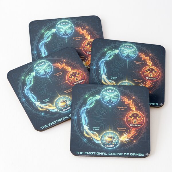 Item preview, The Emotional Engine of Games designed and sold by TSOmac.