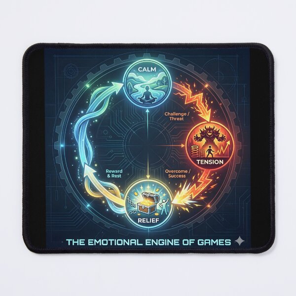 Item preview, The Emotional Engine of Games designed and sold by TSOmac.