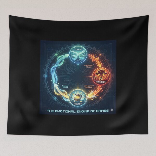 Item preview, The Emotional Engine of Games designed and sold by TSOmac.